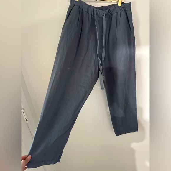 Zara women’s blue grey suit set. Size xs top size M bottom. New - Picture 8 of 15